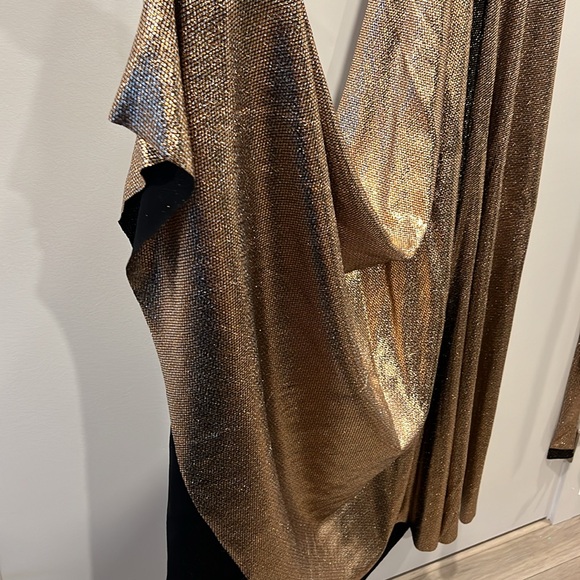 Gold AF Halter Dress | Onion | Size 12 - Picture 8 of 11